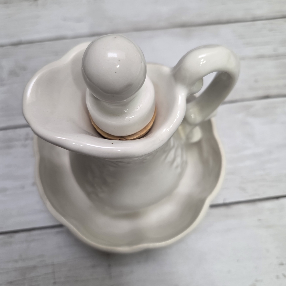 Vintage Merle Norman White Ceramic Bath Oil Set - Picture 2 of 7